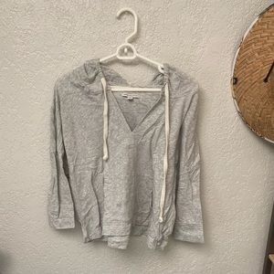 American Eagle Cropped Cotton Hoodie. Size Large.